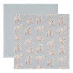 Muslin Cloth Double Pack | Icy Blue Harso Under the Same Moon Home