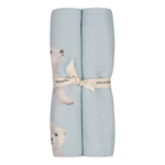 Muslin Cloth Double Pack | Icy Blue Harso Under the Same Moon Home