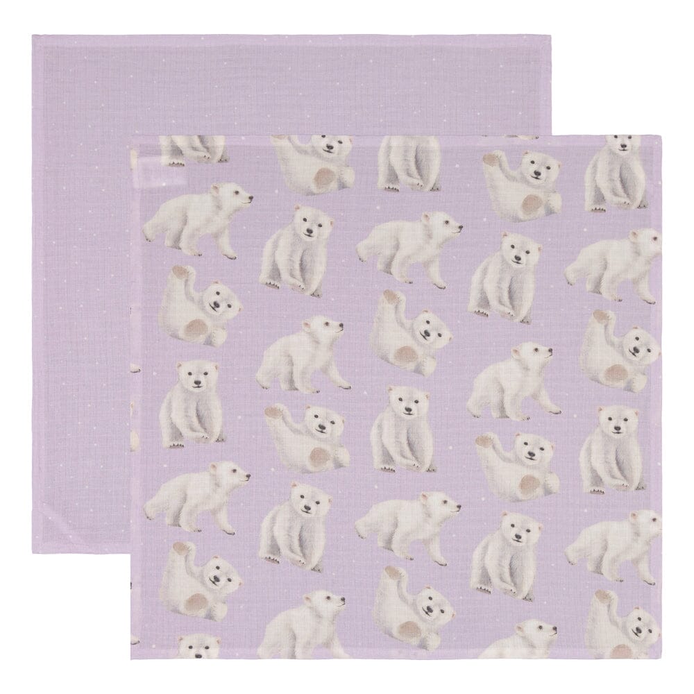 Muslin Cloth Double Pack | Icy Lilac Harso Under the Same Moon Home