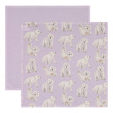 Muslin Cloth Double Pack | Icy Lilac Harso Under the Same Moon Home