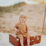 ON THE BEACH MUSLIN ROMPER | SANDY Jumpsuit Beach Party