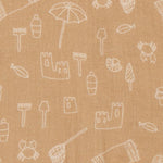 ON THE BEACH MUSLIN -SHORTSIT | SANDY Housut Beach Party