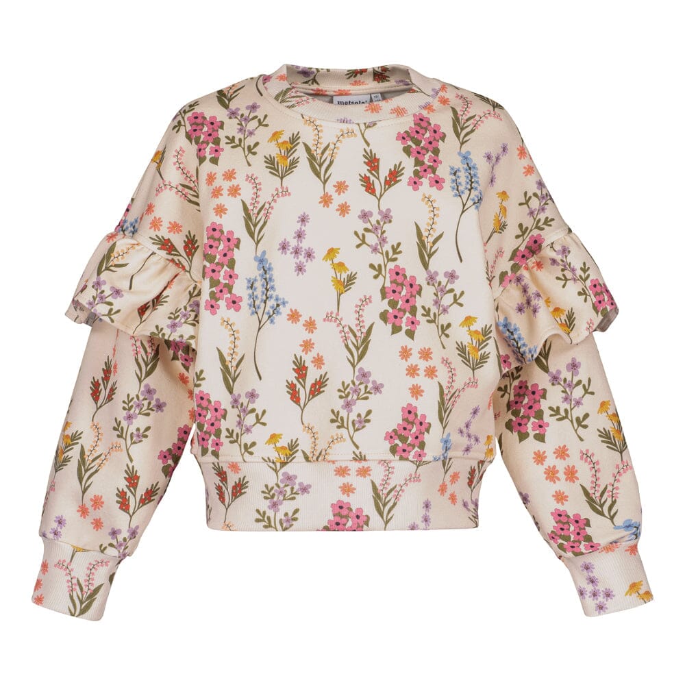 Perfect Day Frill Sweater -Collegepaita | Creamy Pitkähihainen paita Urban Story