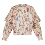 Perfect Day Frill Sweater -Collegepaita | Creamy Pitkähihainen paita Urban Story