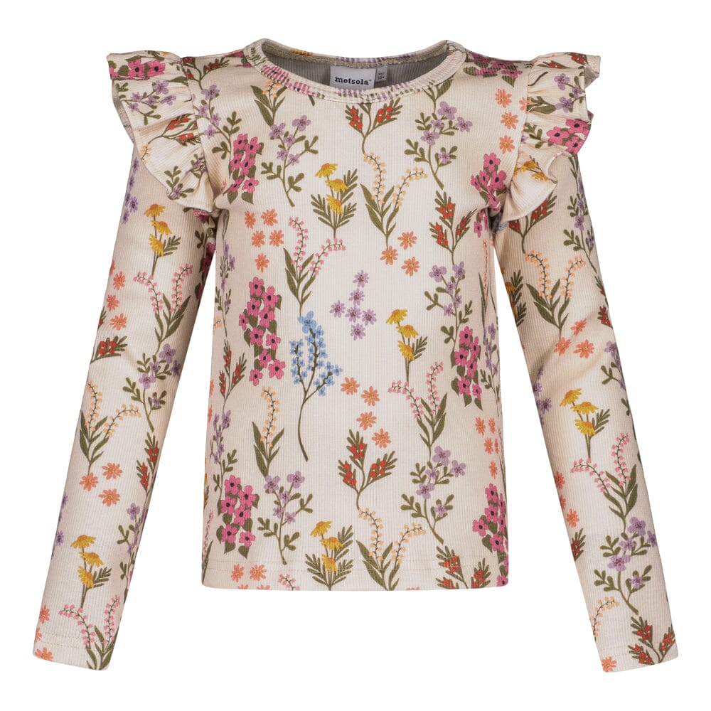 Perfect Day Rib Frilla -Paita | Creamy Pitkähihainen paita Urban Story