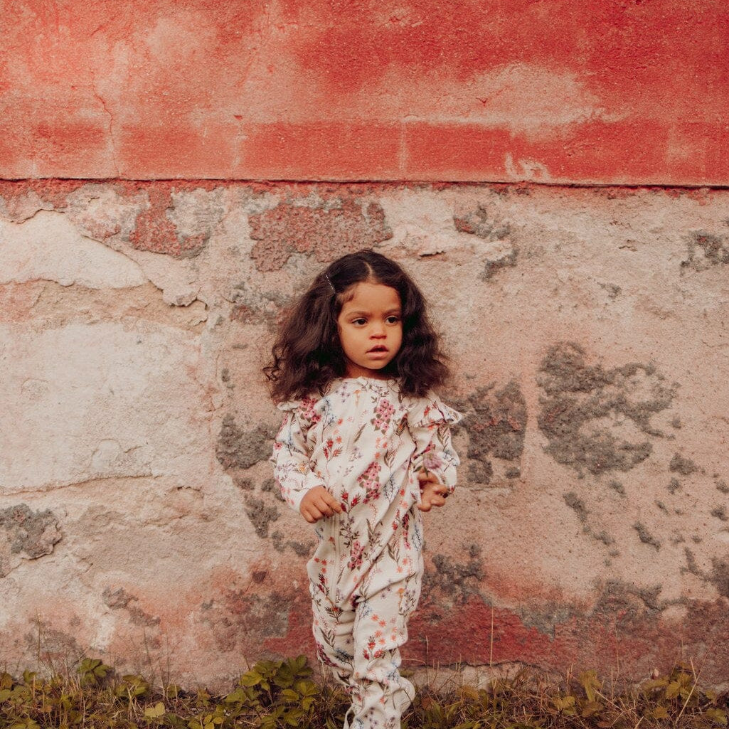 Perfect Day Rib Frilla Playsuit -Haalari | Creamy Haalari/Jumpsuit Urban Story