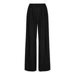 Pleated Wide Leg Pants -Housut | Licorice Aikuisten housut Can't Stop Dreaming