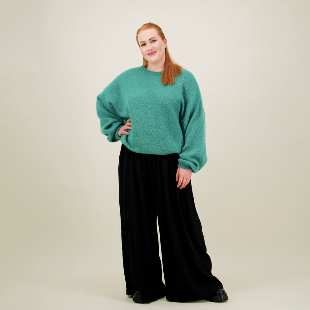 Pleated Wide Leg Pants -Housut | Licorice Aikuisten housut Can't Stop Dreaming