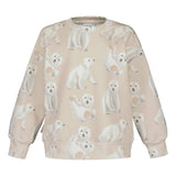 Polar Bears Oversize Sweater -Collegepaita | Sand Pitkähihainen paita Under the Same Moon