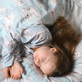 Polar Bears -Pussilakanasetti Junior | Icy Blue Pussilakana Under the Same Moon Home