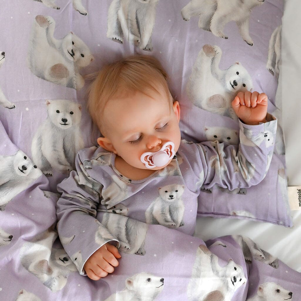 Polar Bears -Pussilakanasetti Junior | Icy Lilac Pussilakana Under the Same Moon Home