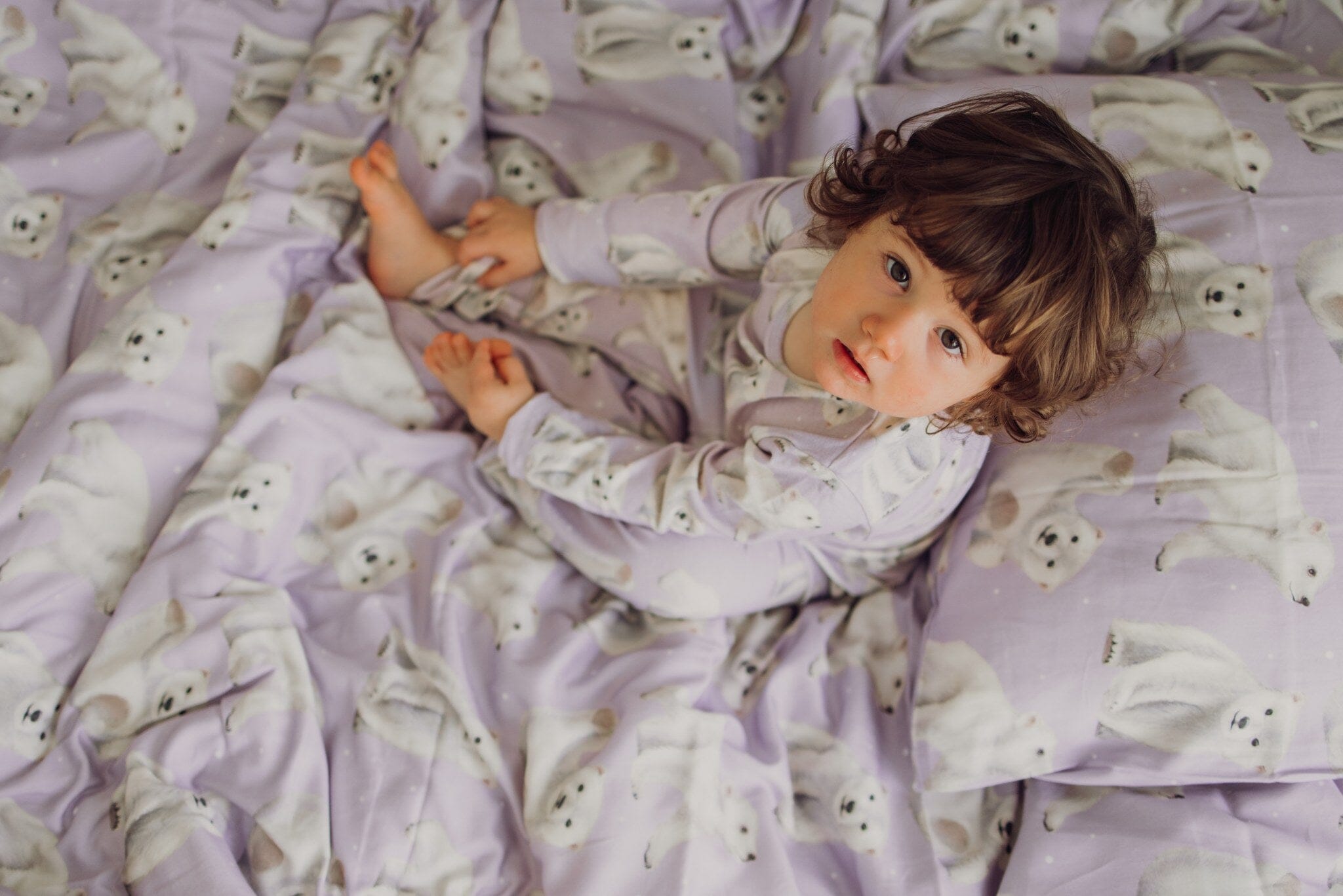 Polar Bears -Pyjama | Icy Lilac Yövaate Under the Same Moon Home