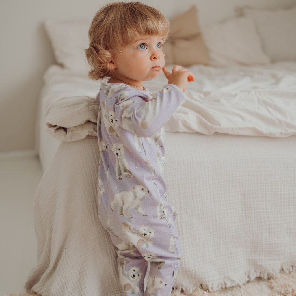 Polar Bears -Yöpuku | Icy Lilac Yövaate Under the Same Moon Home