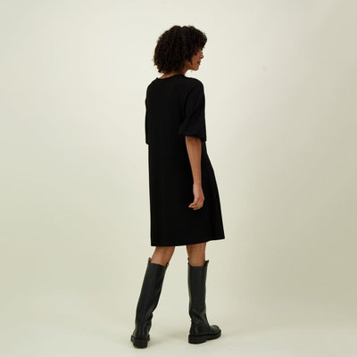 PUFF SLEEVE TUNIKAMEKKO | BLACK Secret Places