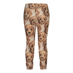 Puppy Leggings | Light Stormy Housut You Make Me Happy