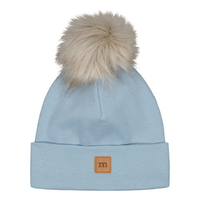 RIB BEANIE -TUPSUPIPO | MILKY BLUE Pipo Dancing With Colours