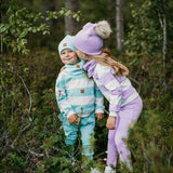 RIB BEANIE WITH FUR POM | LILY Pipo My Happy Place