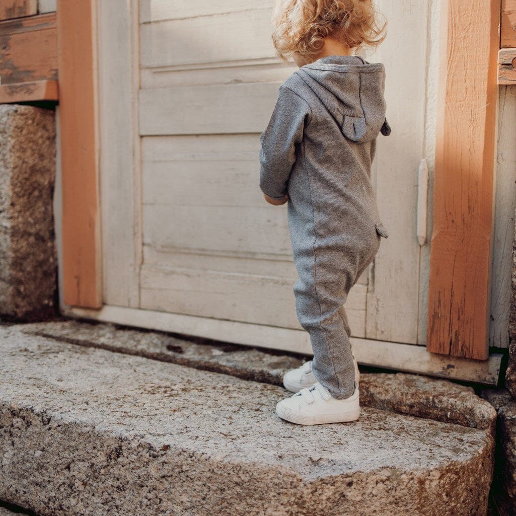 Rib Bear Playsuit -Haalari | Cloudy Haalari/Jumpsuit Urban Story