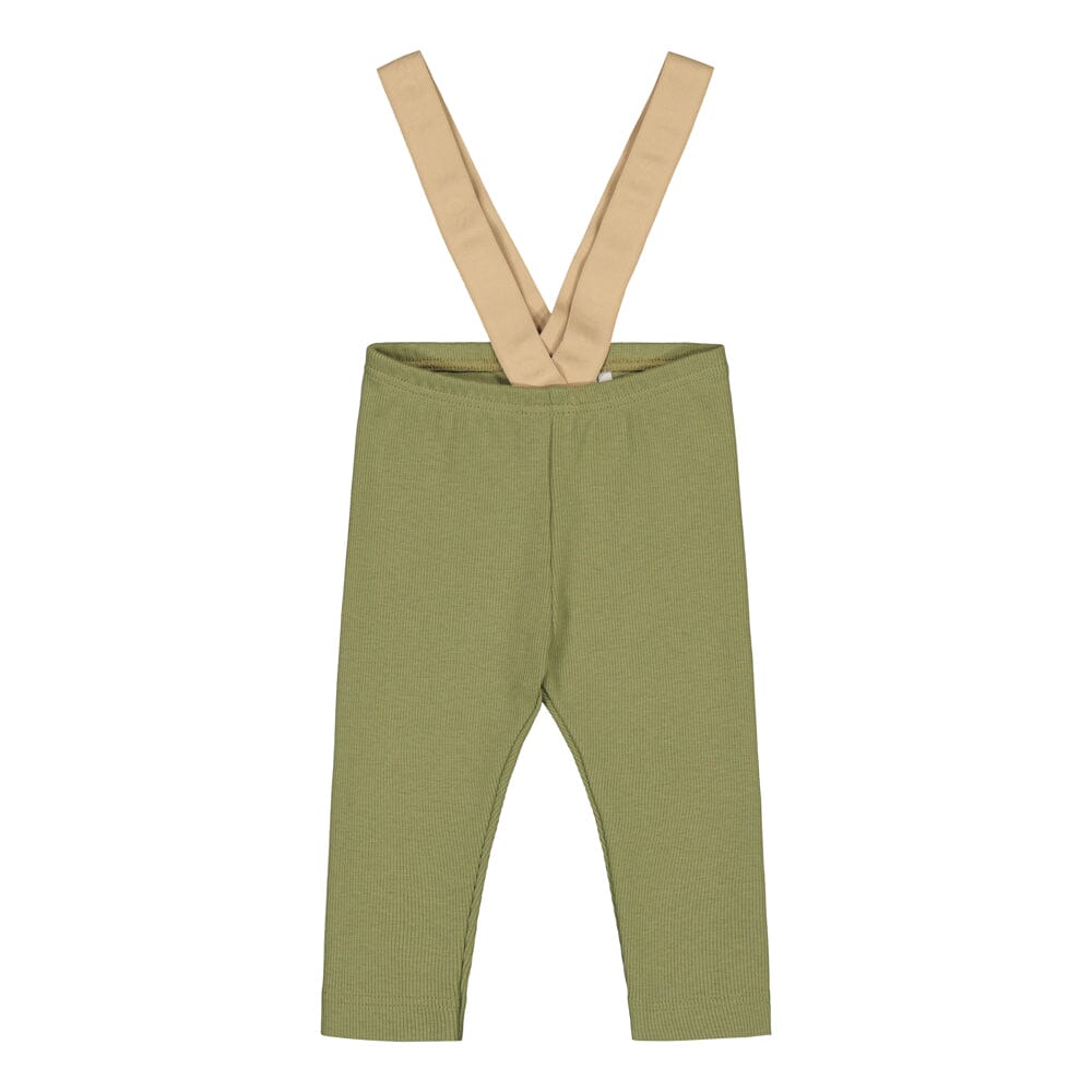 RIB BRACE PANTS | PISTACHIO Housut Happy Heroes