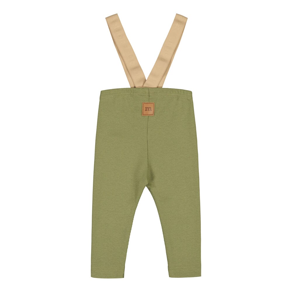 RIB BRACE PANTS | PISTACHIO Housut Happy Heroes