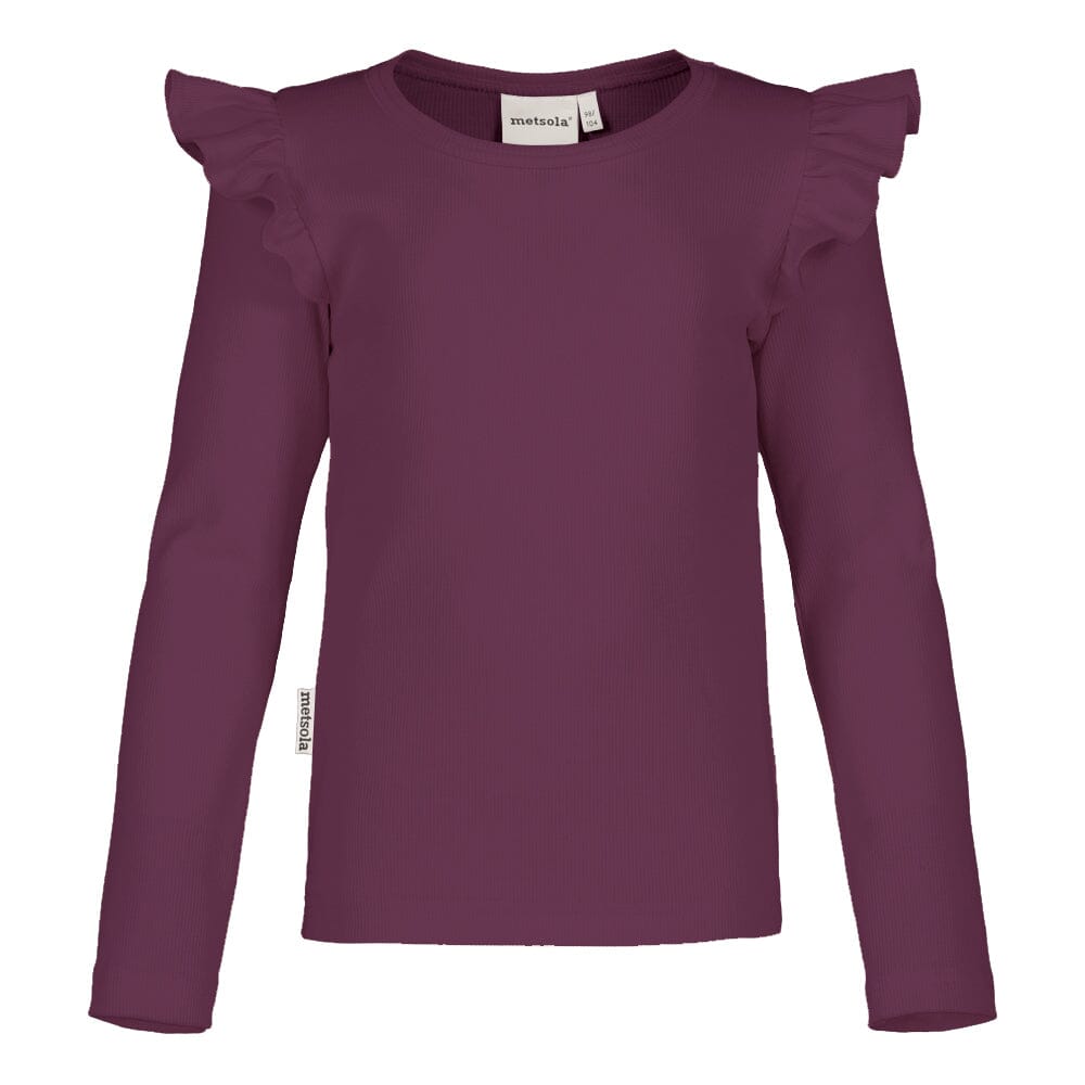 Rib Frilla -Paita | Berry Pitkähihainen paita Urban Story