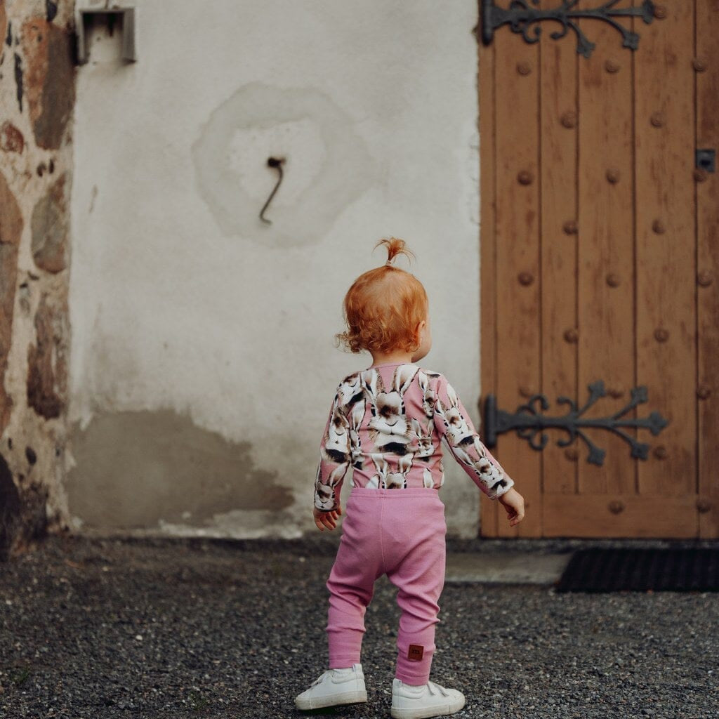 Rib Leggings | Frosty Pink Housut Winter Wonders