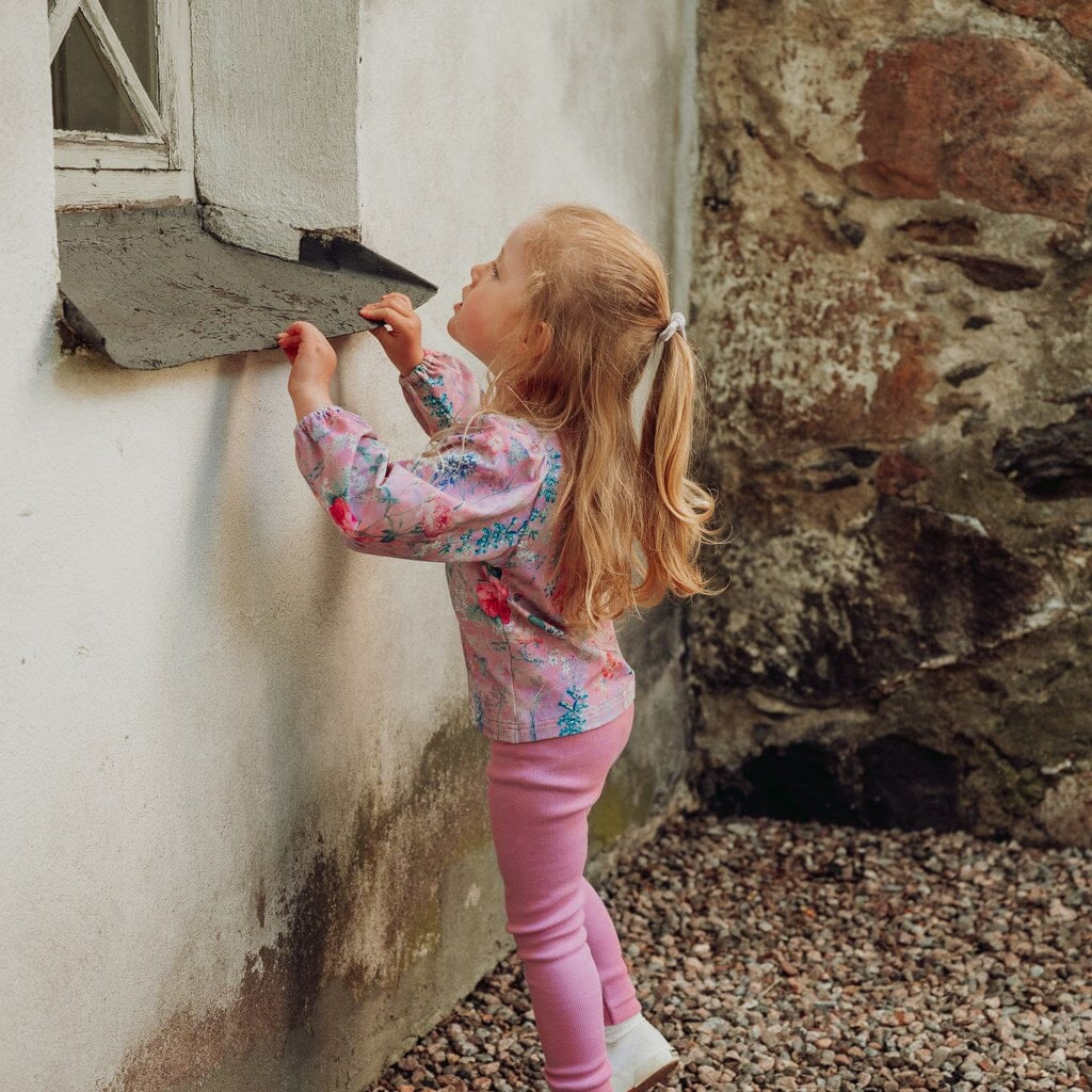 Rib Leggings | Frosty Pink Housut Winter Wonders