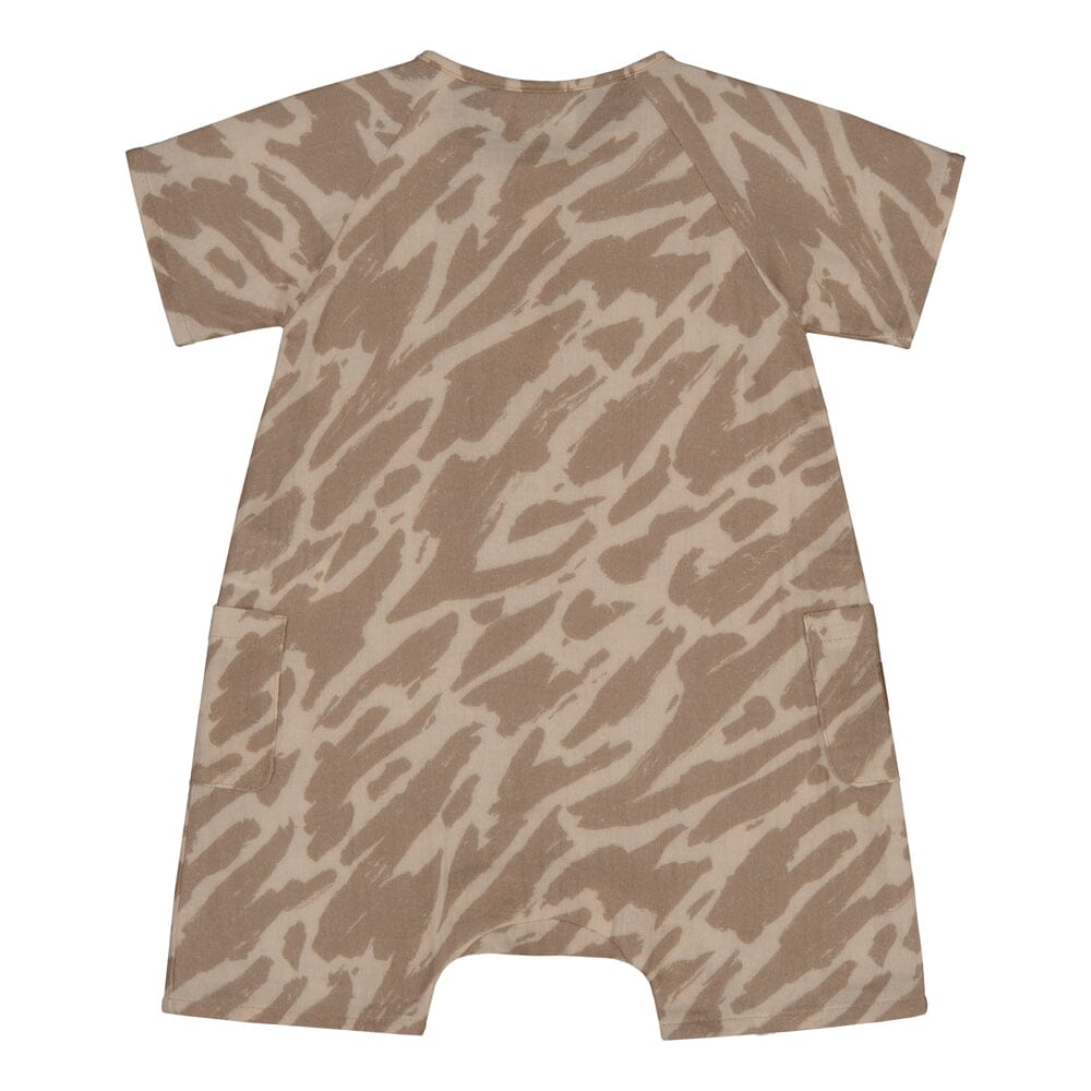 Safari Muslin -Romper | Nougat Haalari/Jumpsuit Dancing In The Sunshine