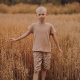 Safari Muslin -Shortsit | Nougat Shortsit Dancing In The Sunshine