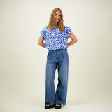 Sophy Cropped Top -Paita | Electric Aikuisten paita C'est La Vie!