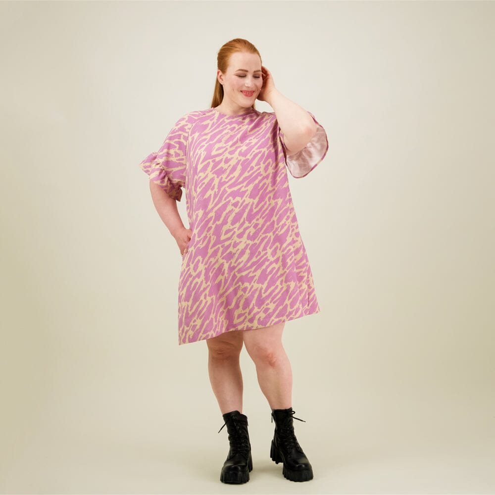 Sophy Frill Dress -Mekko | Purple Aikuisten mekko Can You Hear Me?