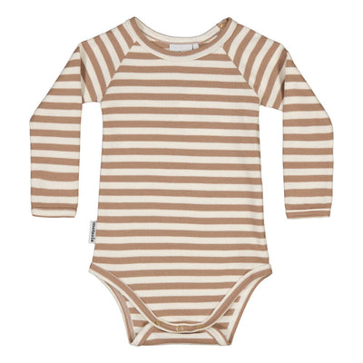 STRIPED RIB BODY | MUDDY BOOTS/CREAMY Body Made of Dreams