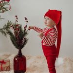 Striped Rib -Body | Poppy / Vanilla Body Metsola