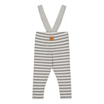 Striped Rib Brace Pants -Henkselihousut | Cloudy/Vanilla Housut Under the Same Moon