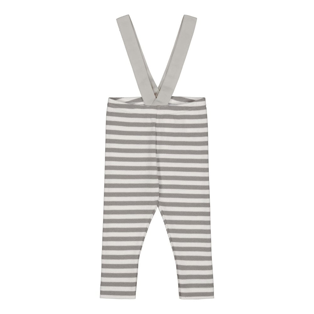 Striped Rib Brace Pants -Henkselihousut | Cloudy/Vanilla Housut Under the Same Moon