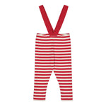 Striped Rib Brace Pants -Henkselihousut | Poppy/Vanilla Housut Under the Same Moon