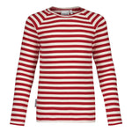 Striped Rib -Paita | Poppy / Vanilla Pitkähihainen paita Metsola
