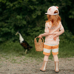 SUMMER CAP WITH EARS -LIPPALAKKI | MILKY PEACH Lippalakki Wonders of Life