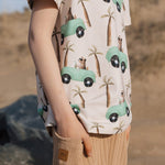 Sunday Cruiser -T-Paita | Light Sand Lyhythihainen paita Weekend Vibes