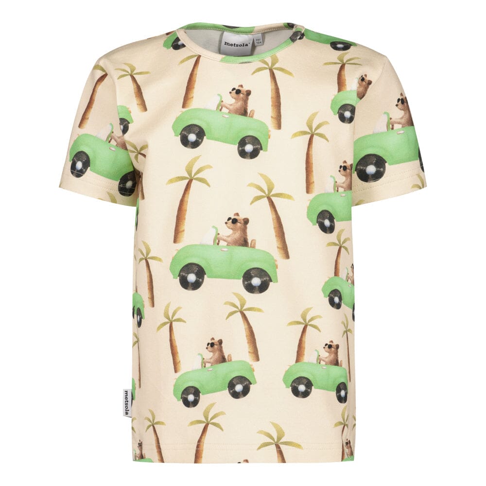 Sunday Cruiser -T-Paita | Light Sand Lyhythihainen paita Weekend Vibes