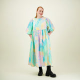 Sunset Puff Sleeve Midi Dress -Mekko Aikuisten mekko More Love