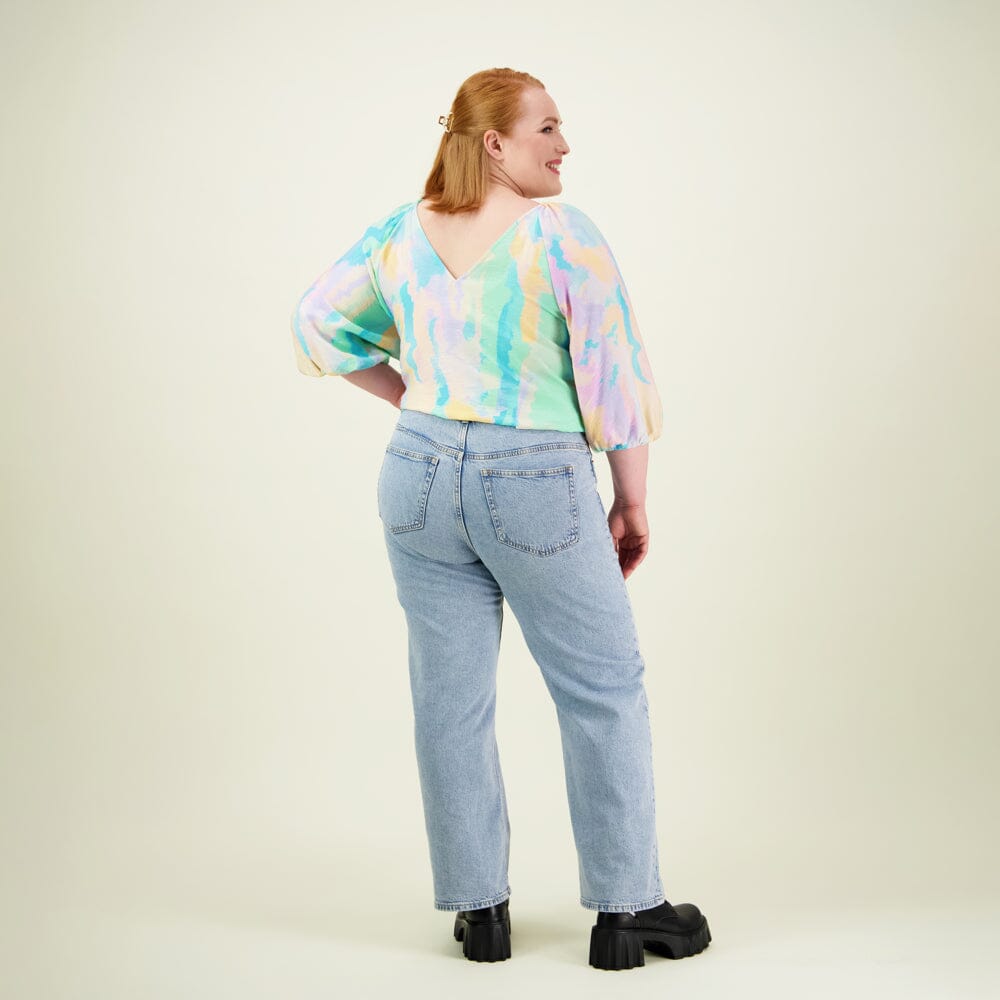 Sunset Volume Sleeve Blouse -Paita Aikuisten mekko More Love