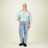 Sunset Volume Sleeve Blouse -Paita Aikuisten mekko More Love