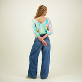 Sunset Volume Sleeve Blouse -Paita Aikuisten mekko More Love