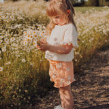 Sweet Daisy Muslin -Shortsit | Peachy Shortsit Dancing In The Sunshine