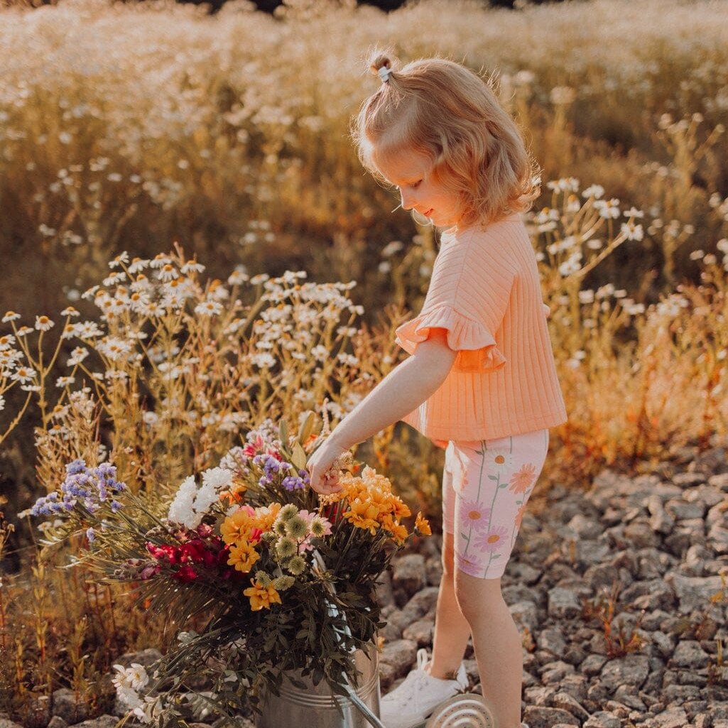Sweetness -Biker Shortsit | Milky Pink Shortsit Dancing In The Sunshine
