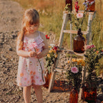 Sweetness Frilla Playsuit -Haalariasu | Milky Pink Haalari/Jumpsuit Dancing In The Sunshine