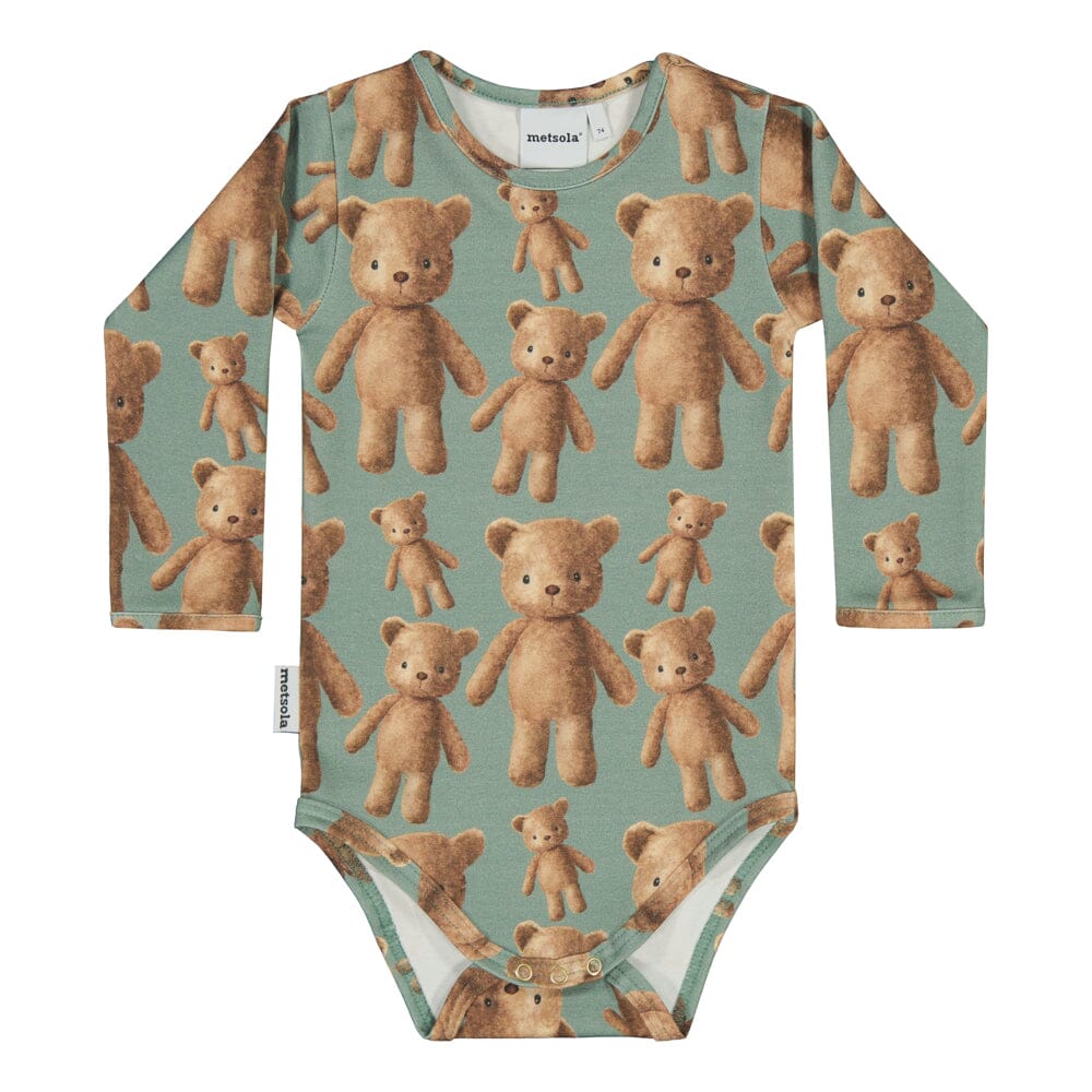 Teddy Bear Body Ls | Spruce Green Body You Make Me Happy