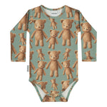 Teddy Bear Body Ls | Spruce Green Body You Make Me Happy