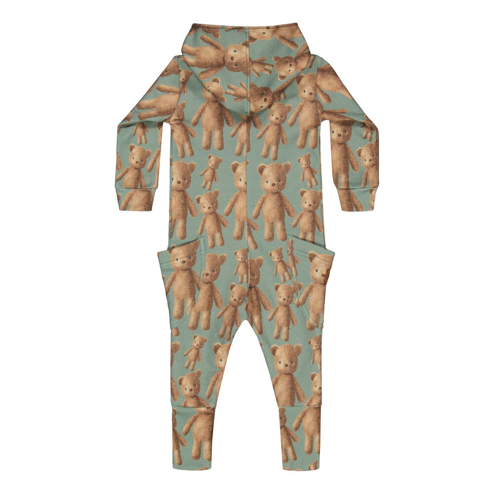 Teddy Bear Jumpsuit | Spruce Green Haalari / Jumpsuit You Make Me Happy